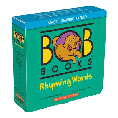 Bob Books - Rhyming Words Box Set Phonics, Ages 4 and Up, Kindergarten, Flashcards (Stage 1: Starting to Read) [With 40 Rhyming Word Puzzle Cards] by Kertell, Lynn Maslen