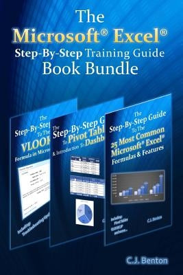 The Microsoft Excel Step-By-Step Training Guide Book Bundle by Benton, C. J.