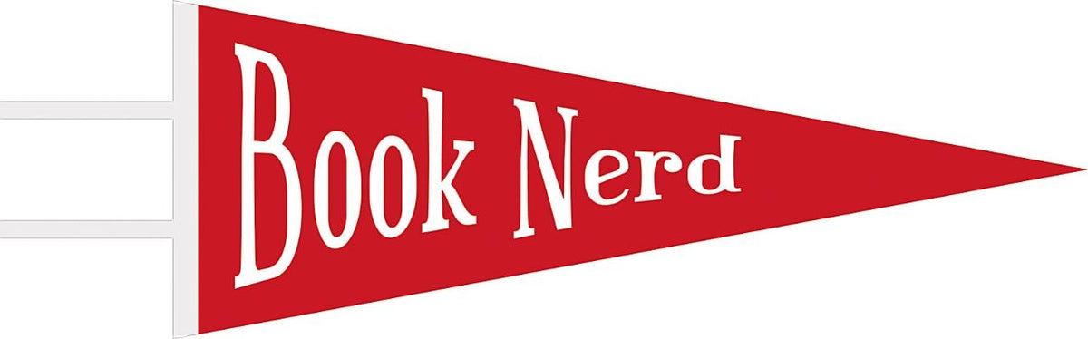 Book Nerd Pennant by Gibbs Smith Publishers