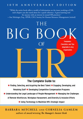 The Big Book of Hr, 10th Anniversary Edition by Mitchell, Barbara