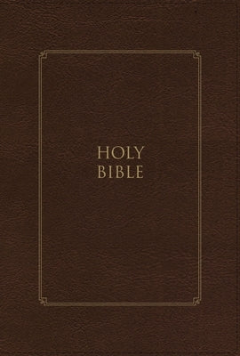 Kjv, Thompson Chain-Reference Bible, Large Print, Leathersoft, Brown, Red Letter, Thumb Indexed, Comfort Print by Thompson, Frank Charles