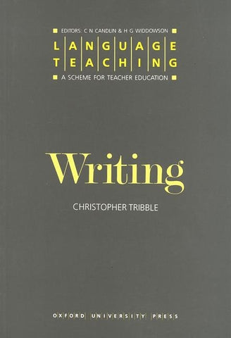 Writing by Tribble, Christopher