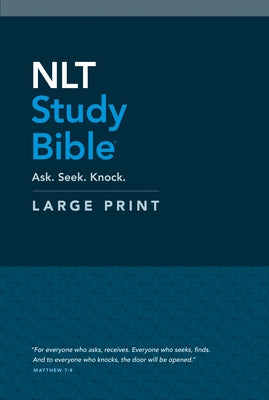 NLT Study Bible Large Print (Red Letter, Hardcover) by Tyndale