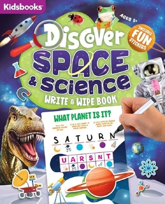 Discover Space & Science Write & Wipe Book by Kidsbooks