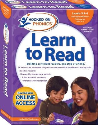 Hooked on Phonics Learn to Read - Levels 3&4 Complete, 2: Emergent Readers (Kindergarten Ages 4-6) by Hooked on Phonics