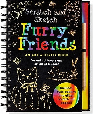 Scratch & Sketch Furry Friends (Trace-Along) [With Wooden Stylus for Drawing] by Peter Pauper Press, Inc