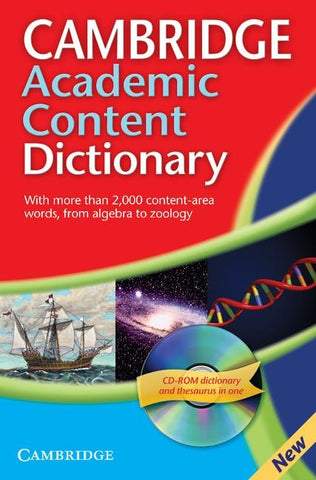 Cambridge Academic Content Dictionary Reference Book [With CDROM] by Cambridge University Press