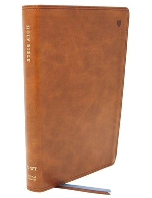 Net Bible, Thinline Large Print, Leathersoft, Brown, Comfort Print: Holy Bible by Thomas Nelson