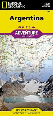 Argentina Map by National Geographic Maps