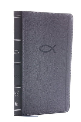 Nkjv, Thinline Bible Youth Edition, Leathersoft, Gray, Red Letter Edition, Comfort Print by Thomas Nelson