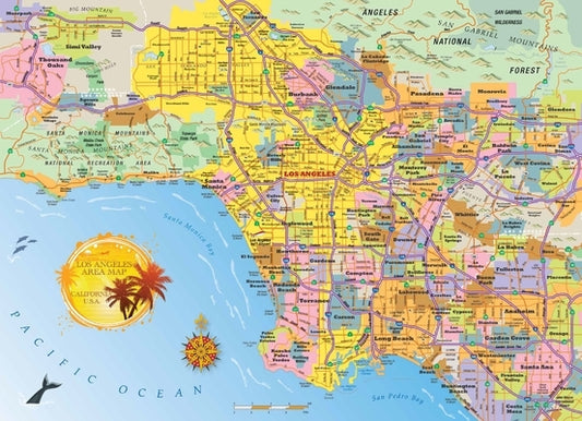 Los Angeles Jigsaw Puzzle by Hennessy, John F.