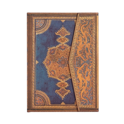 Safavid Indigo Hardcover Journals MIDI 144 Pg Lined Safavid Binding Art by Paperblanks Journals Ltd