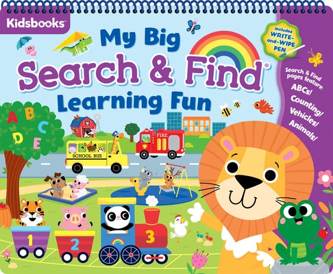 My Big Search & Find Learning Fun Spiral Pad by Kidsbooks