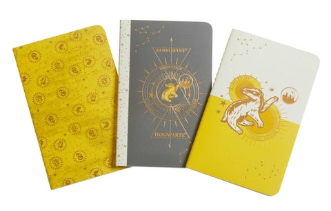 Harry Potter: Hufflepuff Constellation Sewn Pocket Notebook Collection by Insight Editions