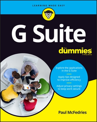 G Suite for Dummies by McFedries, Paul