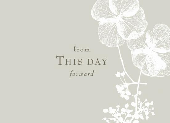 From This Day Forward: A Wedding Guest Book by Zadra, Dan