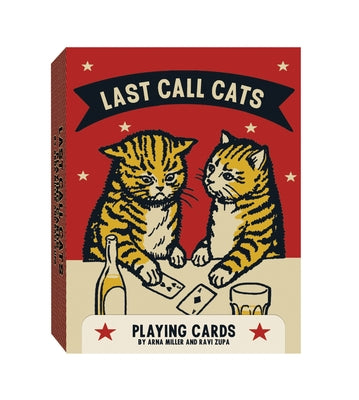 Last Call Cats Playing Cards by Miller, Arna