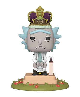 Pop Rick and Morty King of $#!+ with Sound Vinyl Figure by Funko