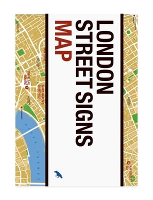 London Street Signs Map by Hall, Alistair