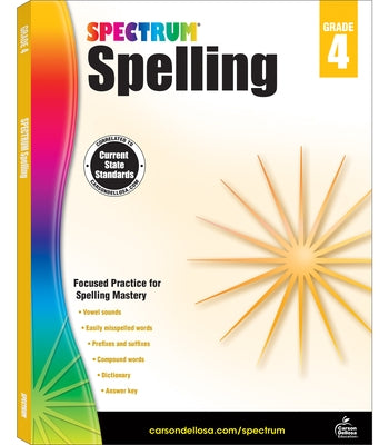 Spectrum Spelling, Grade 4 by Spectrum