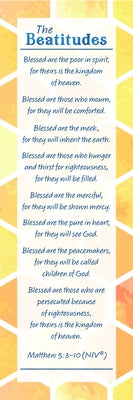 Bookmark - Adult - Beatitudes - Matt 5:3-10 (Niv) by Warner Press