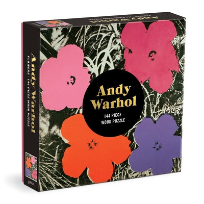 Andy Warhol Flowers 144 Piece Wood Puzzle by Galison Mudpuppy