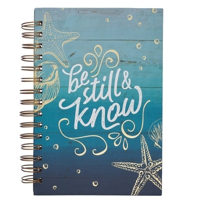 Journal Wirebound Blue Be Stil by 