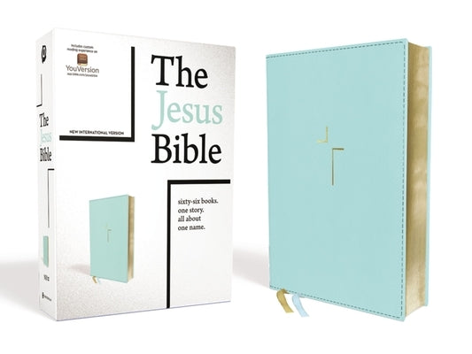 The Jesus Bible, NIV Edition, Leathersoft, Blue, Comfort Print by Passion Publishing