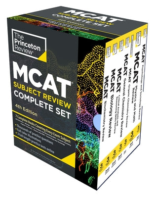 Princeton Review MCAT Subject Review Complete Box Set, 4th Edition: 7 Complete Books + 3 Online Practice Tests by The Princeton Review