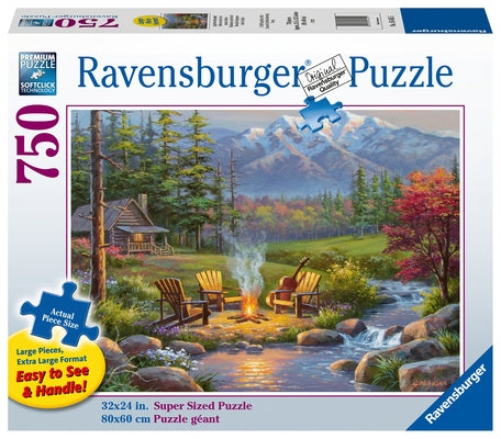 Riverside Livingroom 750 PC Large Format Puzzle by Ravensburger