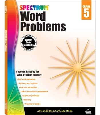 Spectrum Word Problems, Grade 5 by Spectrum