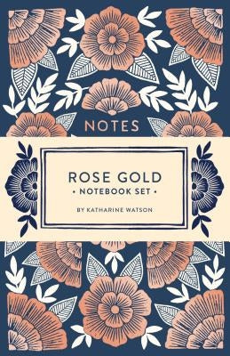 Rose Gold Notebook Set: Two Foil-Stamped Notebooks by Watson, Katharine