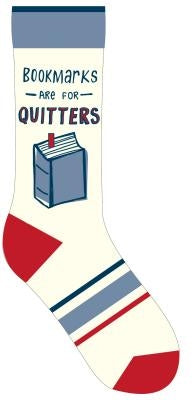 Bookmarks Are for Quitters Socks by Gibbs Smith Gift