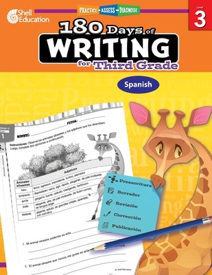 180 Days of Writing for Third Grade (Spanish): Practice, Assess, Diagnose by Sturgeon, Kristi