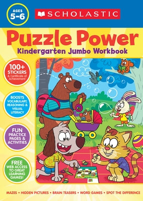 Puzzle Power Kindergarten Jumbo Workbook by Scholastic
