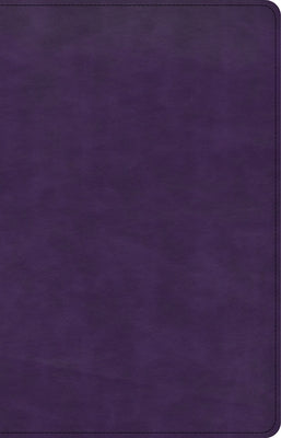 CSB Large Print Personal Size Reference Bible, Purple Leathertouch, Indexed by Csb Bibles by Holman