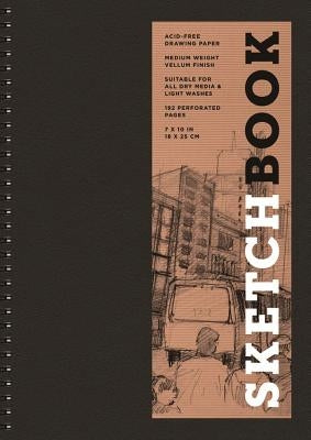 Sketchbook (Basic Medium Spiral Black): Volume 1 by Union Square & Co