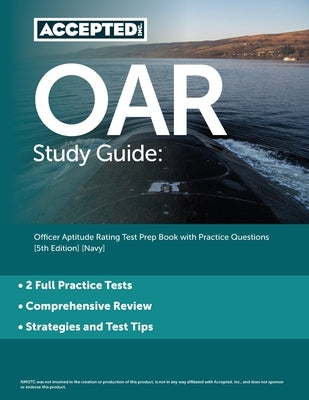 OAR Study Guide: Officer Aptitude Rating Test Prep Book with Practice Questions [5th Edition] [Navy] by Cox