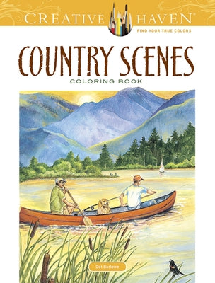 Country Scenes Coloring Book by Barlowe, Dot