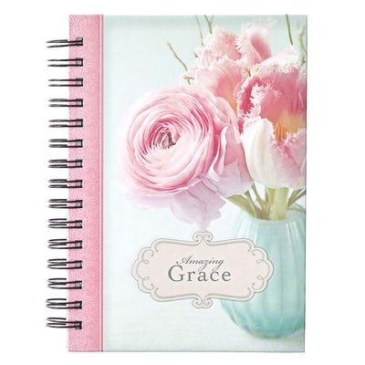 Journal Wirebound Large Amazing Grace by Christian Art Gifts