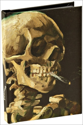 Head of a Skeleton with a Burning Cigarette by Vincent Van Gogh, Skull Mini Notebook by Van Gogh, Vincent
