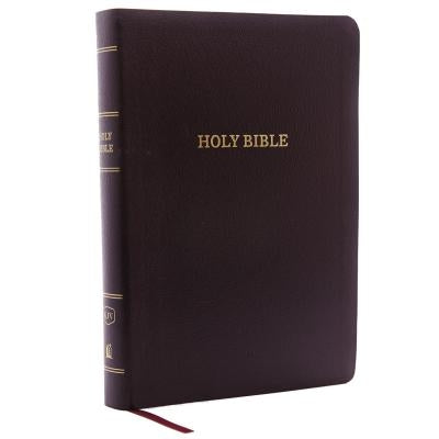 KJV, Reference Bible, Giant Print, Bonded Leather, Burgundy, Indexed, Red Letter Edition by Thomas Nelson