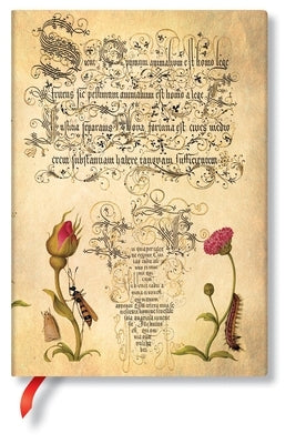 Flemish Rose Hardcover Journals MIDI 144 Pg Lined Mira Botanica by Paperblanks Journals Ltd