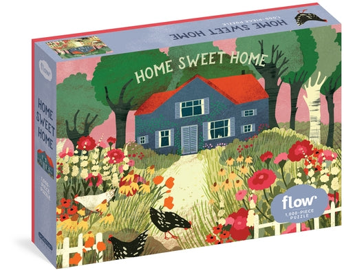 Home Sweet Home 1,000-Piece Puzzle: (Flow) for Adults Families Picture Quote Mindfulness Game Gift Jigsaw 26 3/8" X 18 7/8" by Smit, Irene