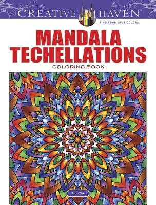 Creative Haven Mandala Techellations Coloring Book by Wik, John