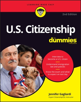 U.S. Citizenship for Dummies by Gagliardi, Jennifer