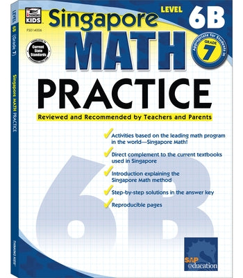 Math Practice, Grade 7 by Singapore Asian Publishers