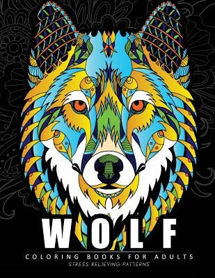 Wolf Coloring books for adults: Amazing Wolves Design (Animal Coloring Books for Adults) by Adult Coloring Books