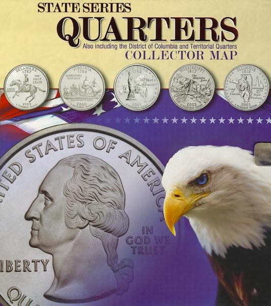 State Series Quarter Collector Map by Whitman Publishing