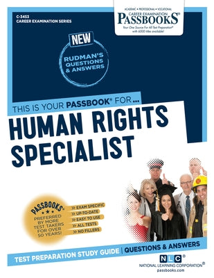 Human Rights Specialist (C-3453): Passbooks Study Guidevolume 3453 by National Learning Corporation